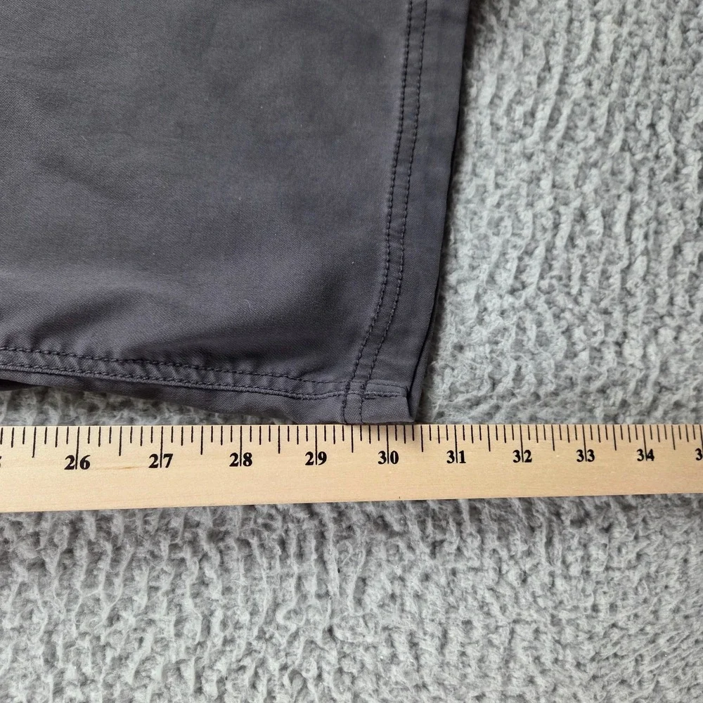 Prana Pants Mens 38x32‎ (36x30) Gray Brion Hiking Outdoor Stretch Slim Fit